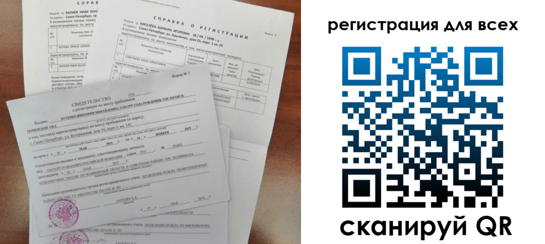 временная регистрация адрес в Пушкино